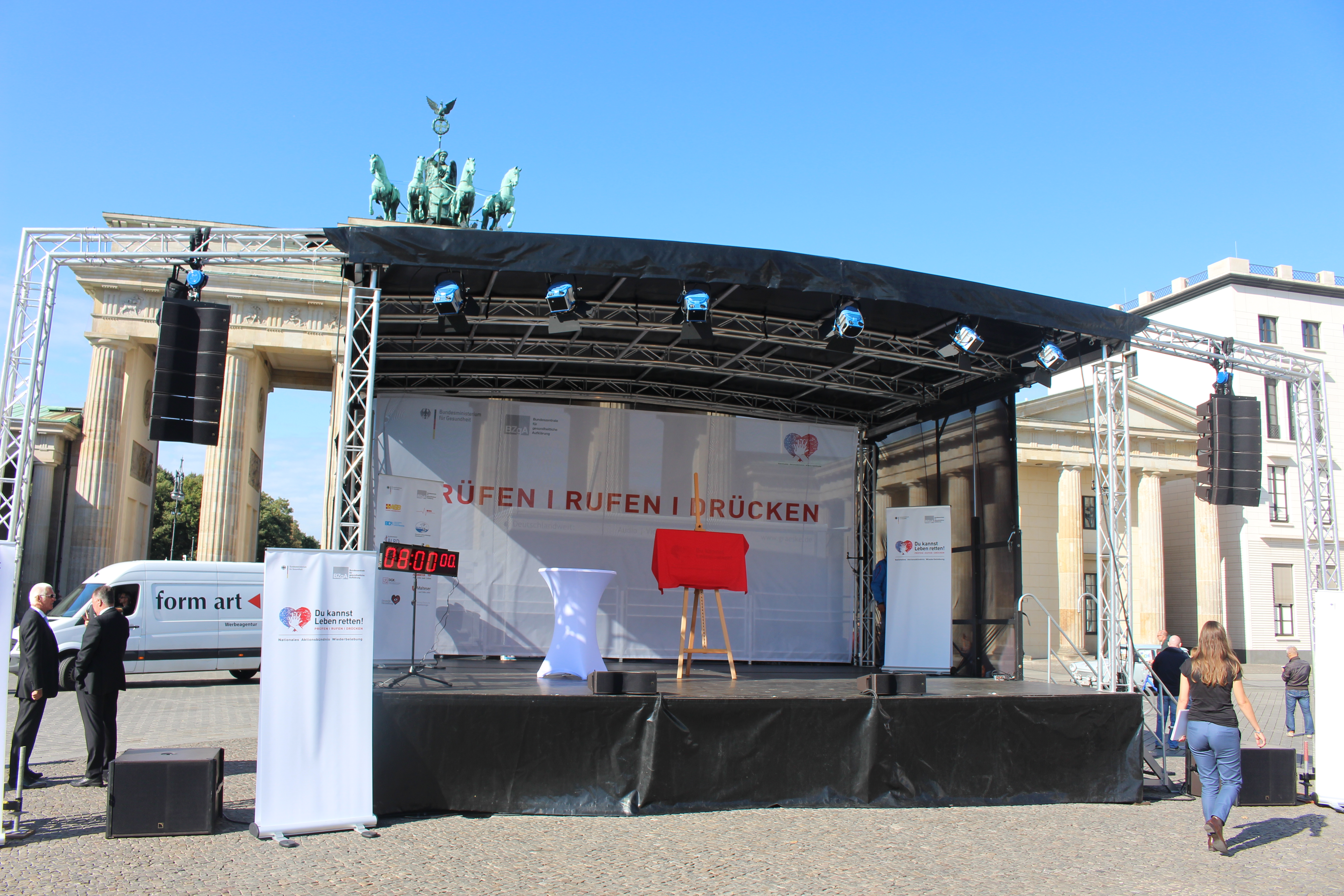 Bühne in Berlin